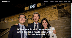 Desktop Screenshot of jcdecaux.com.br