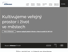 Tablet Screenshot of jcdecaux.cz