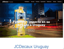 Tablet Screenshot of jcdecaux.com.uy